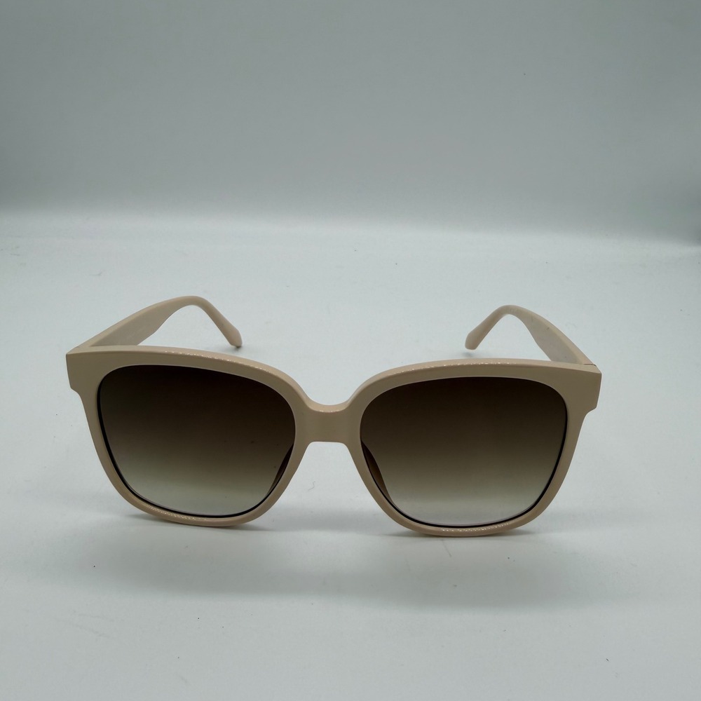 Quay Australia Wide Awake Sunglasses Champagne Brown Gradient NO-NS-2109 New